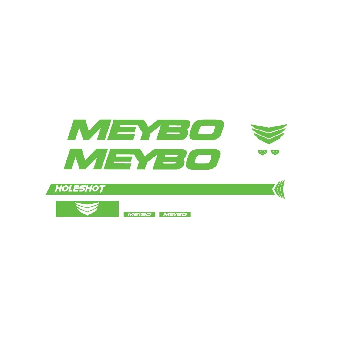 Meybo Holeshot Sticketset Green